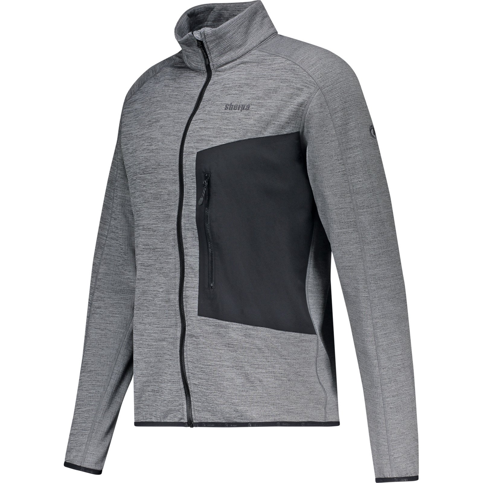 Sherpa Herren-Fleecejacke Yeshe XL, grau
