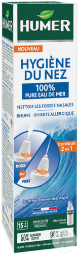Humer Eau De Mer Hygiène Du Nez Pour Adulte Spray 150ml