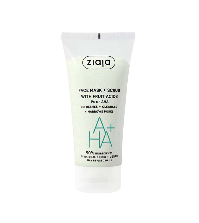 Ziaja - Máscara facial e esfoliante com ácidos de frutas