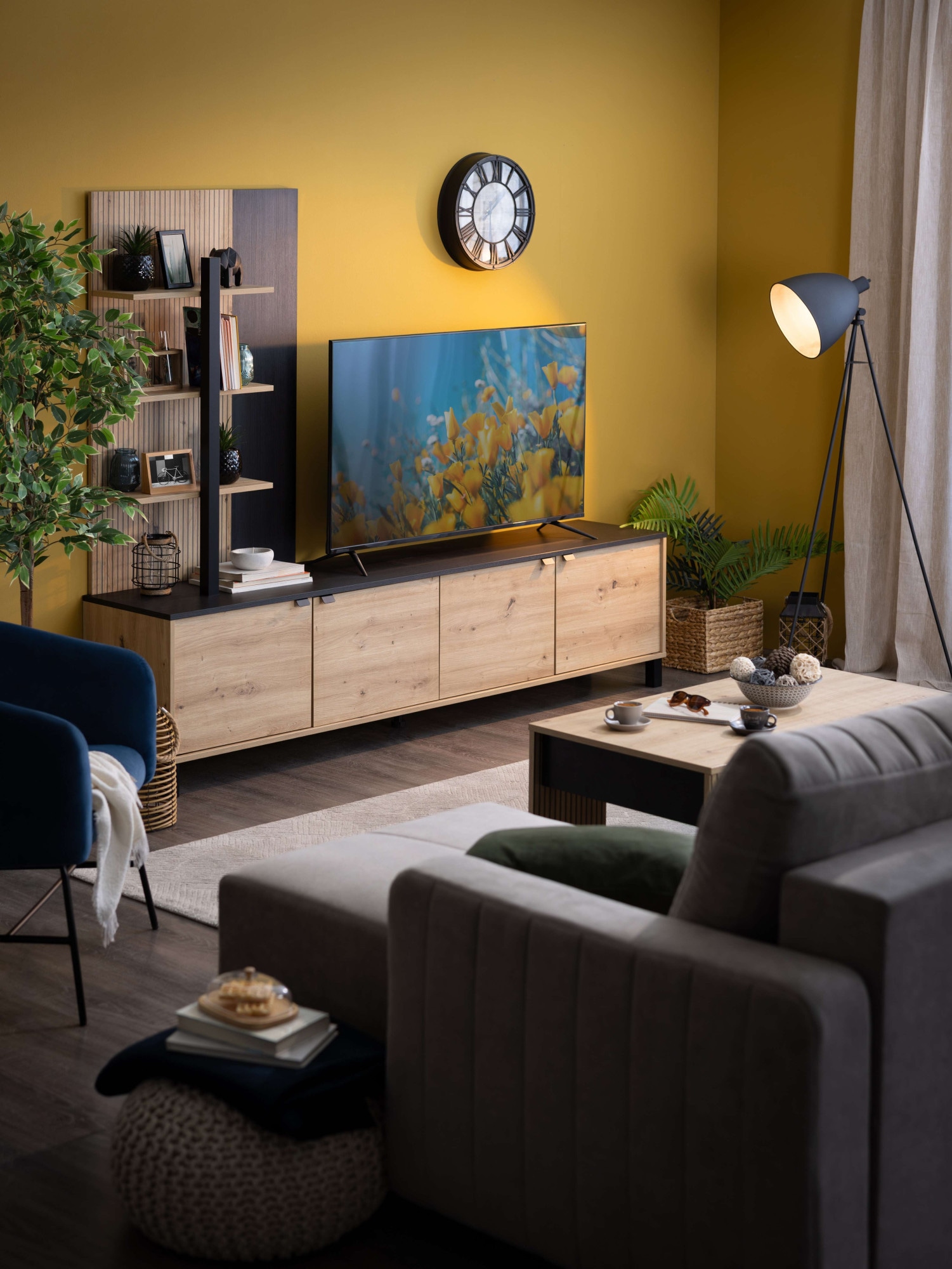 Home affaire Wohnwand »Margate inkl.TV-Board und Standregal«