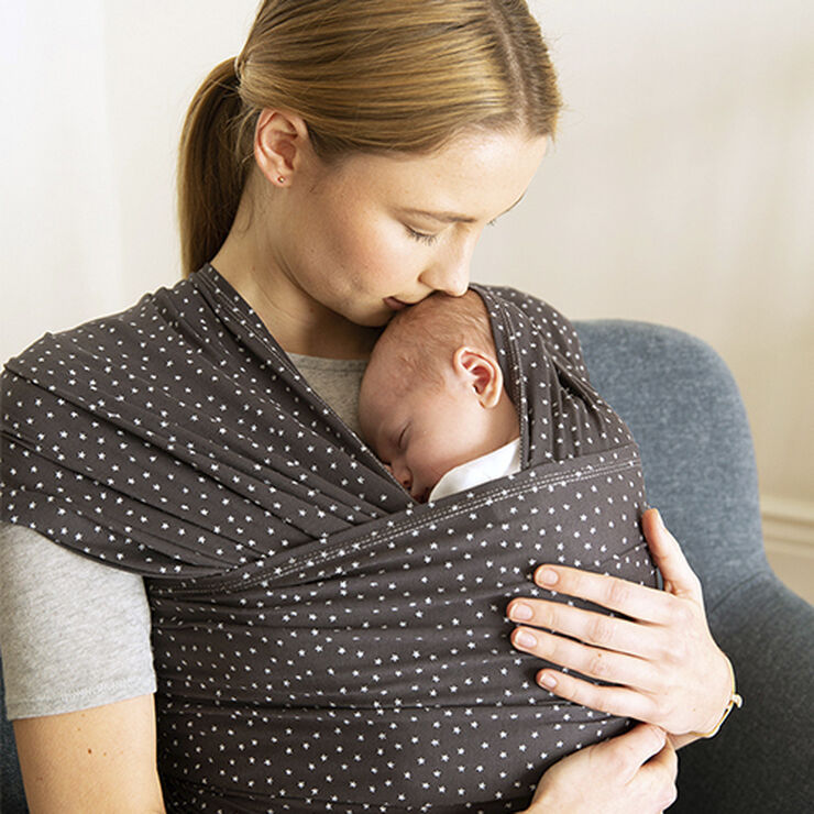 Ergobaby Ergobaby Aura Twinkle Grey Grå & hvid