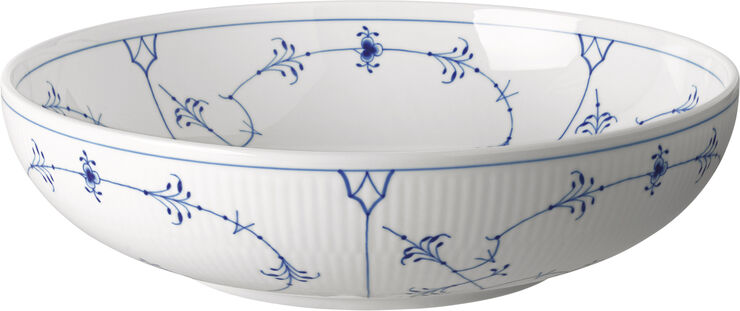 Royal Copenhagen MUSSELMALET SKÅL, 240 CL Hvid