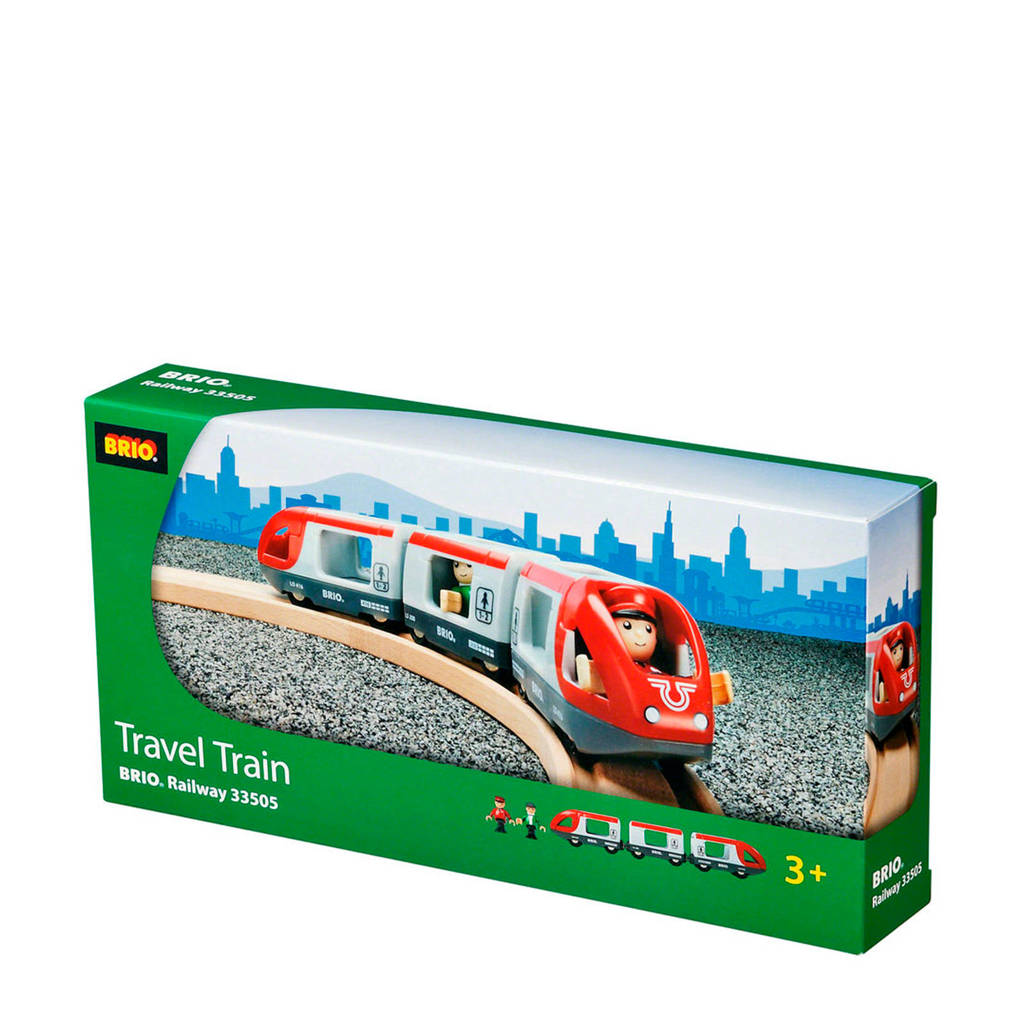 houten Rode passagierstrein - 33505