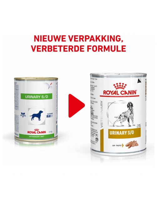Royal Canin Veterinary Diet Urinary S\/O Wet - Hondendieetvoer - 410 g