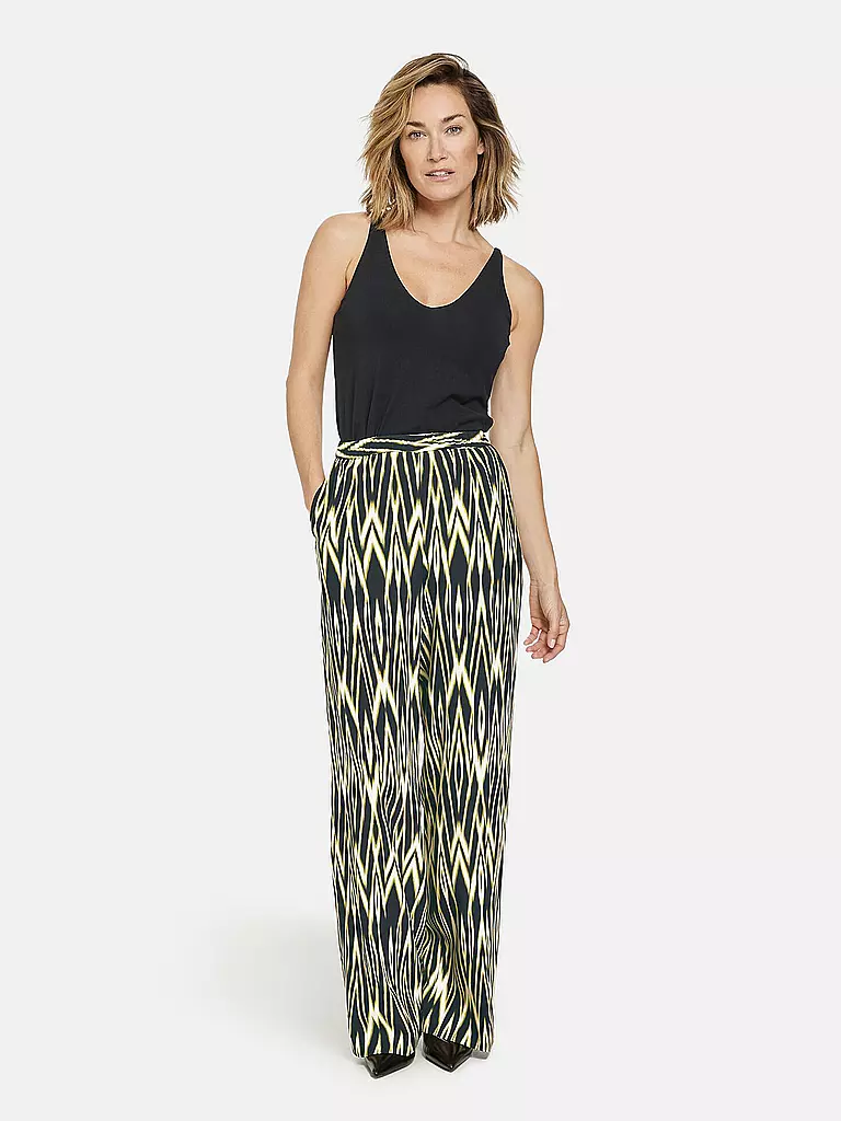 GERRY WEBER Marlenehose schwarz