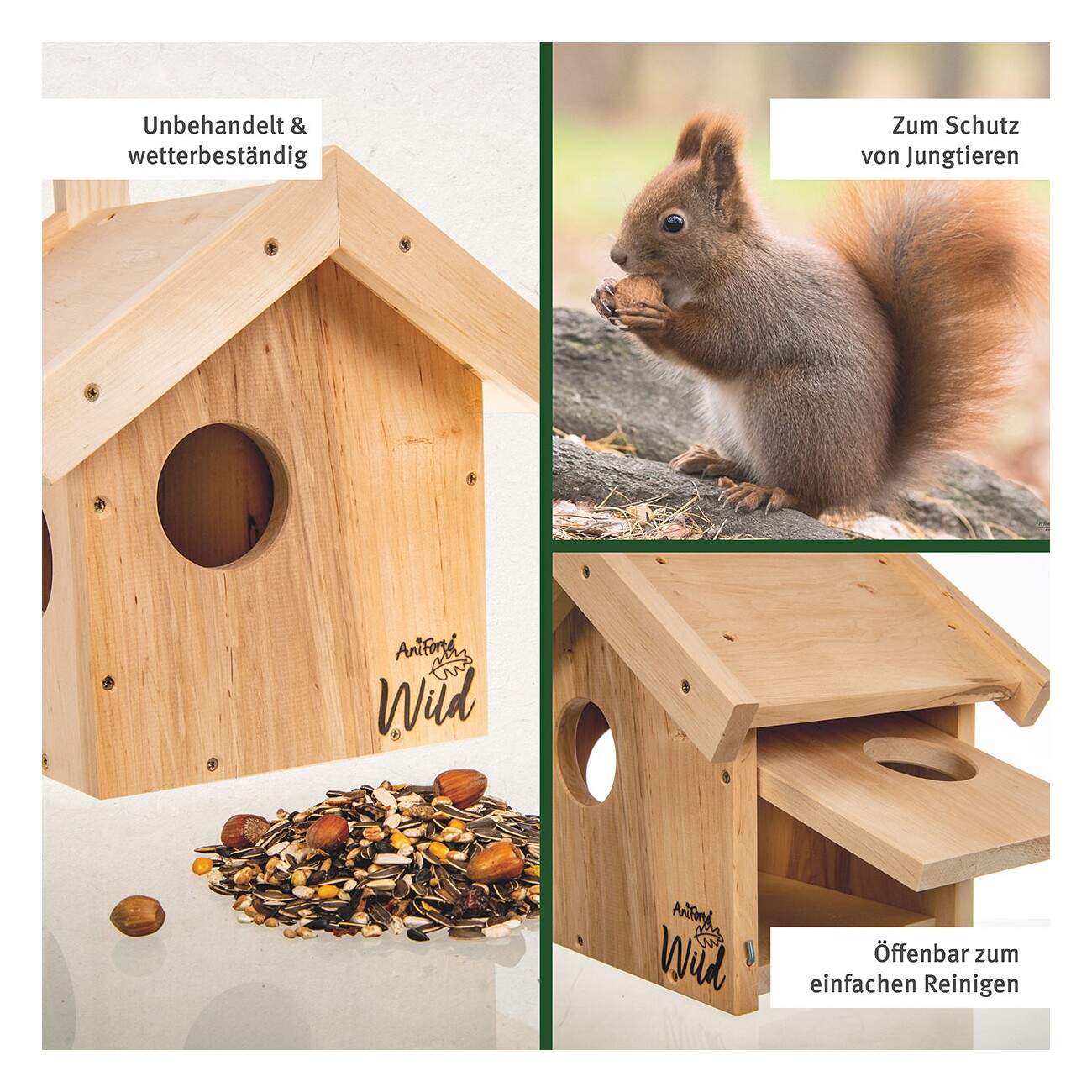 AniForte Wild Eichhörnchen Kobel