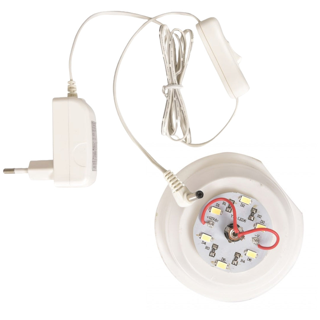Egmont toys heico lamp zwam mokka - 28 cm