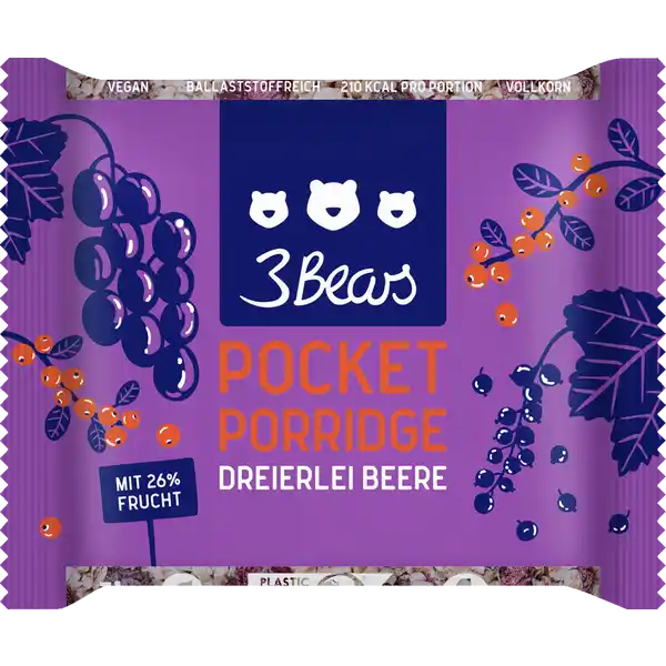 Pocket Porridge Dreierlei Beere