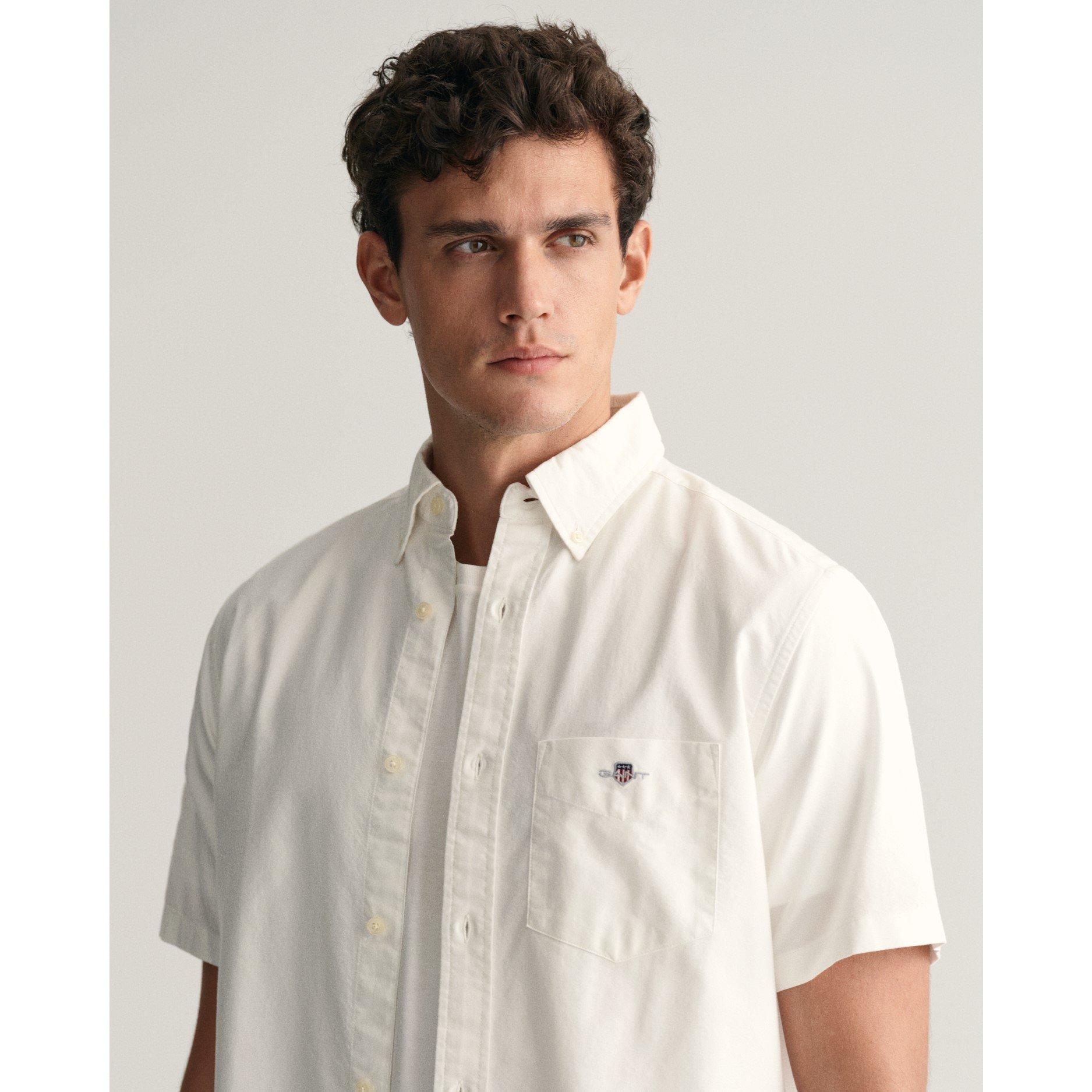 Gant Regular Fit Classic Oxford Short Sleeve Shirt