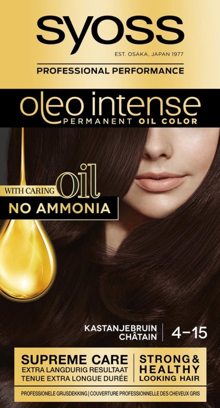 Syoss Oleo Intense 4-15 Kastanjebruin 1 stuk