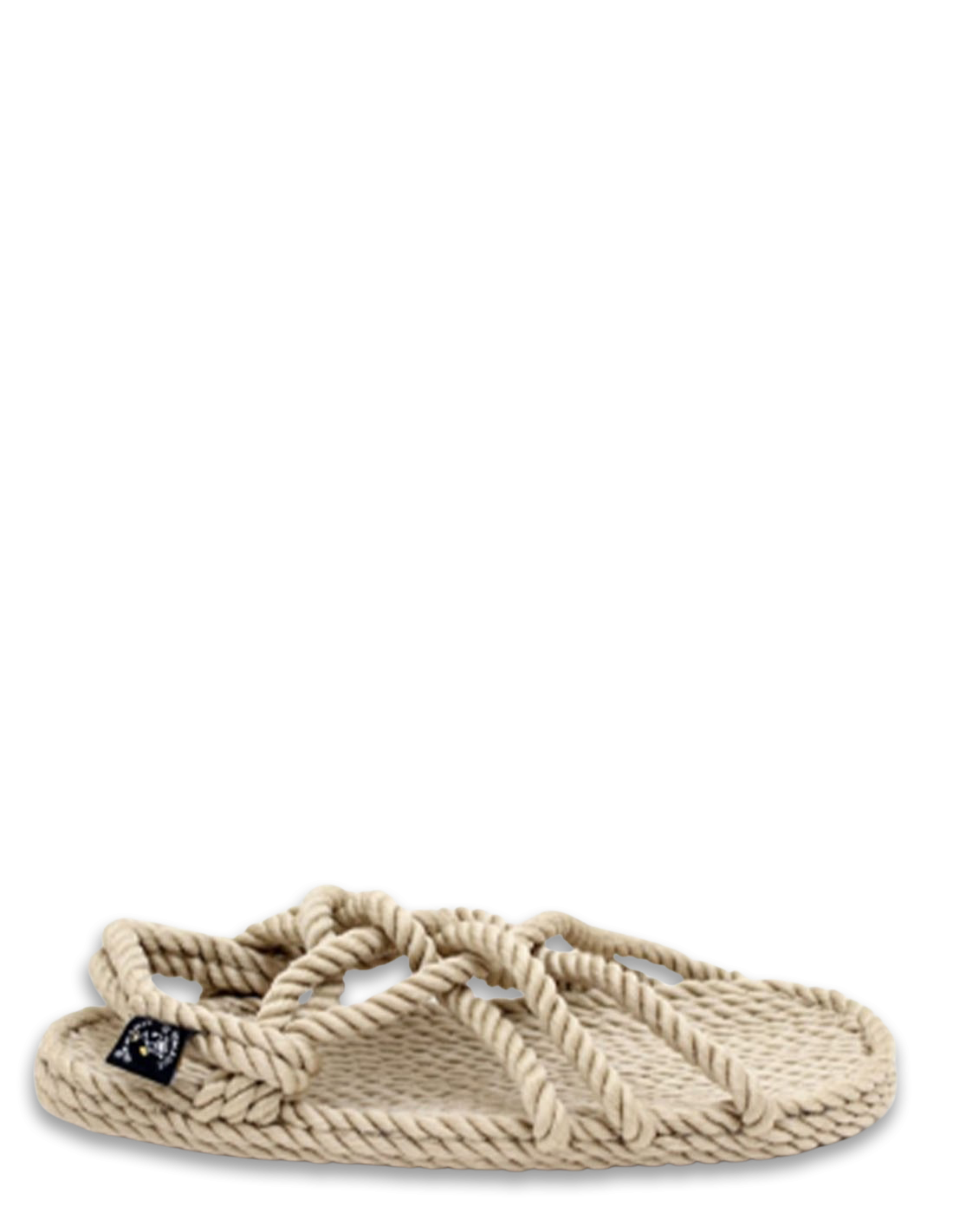 nomadic Sandales Femme jc beige en corde
