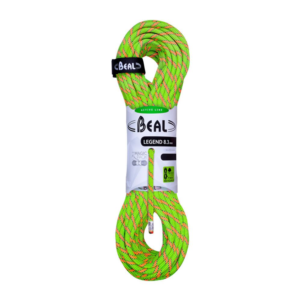 Beal LEGEND 8.3MM 2X50M - Corde À double vert/rose