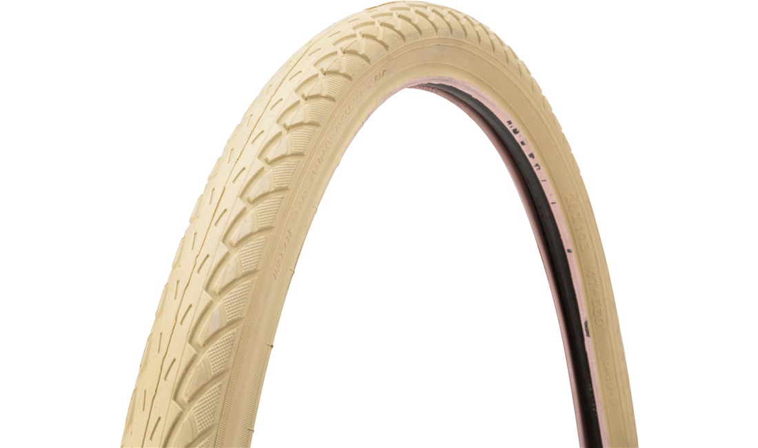 Cykeldæk 26X1,75 creme farvet Deli