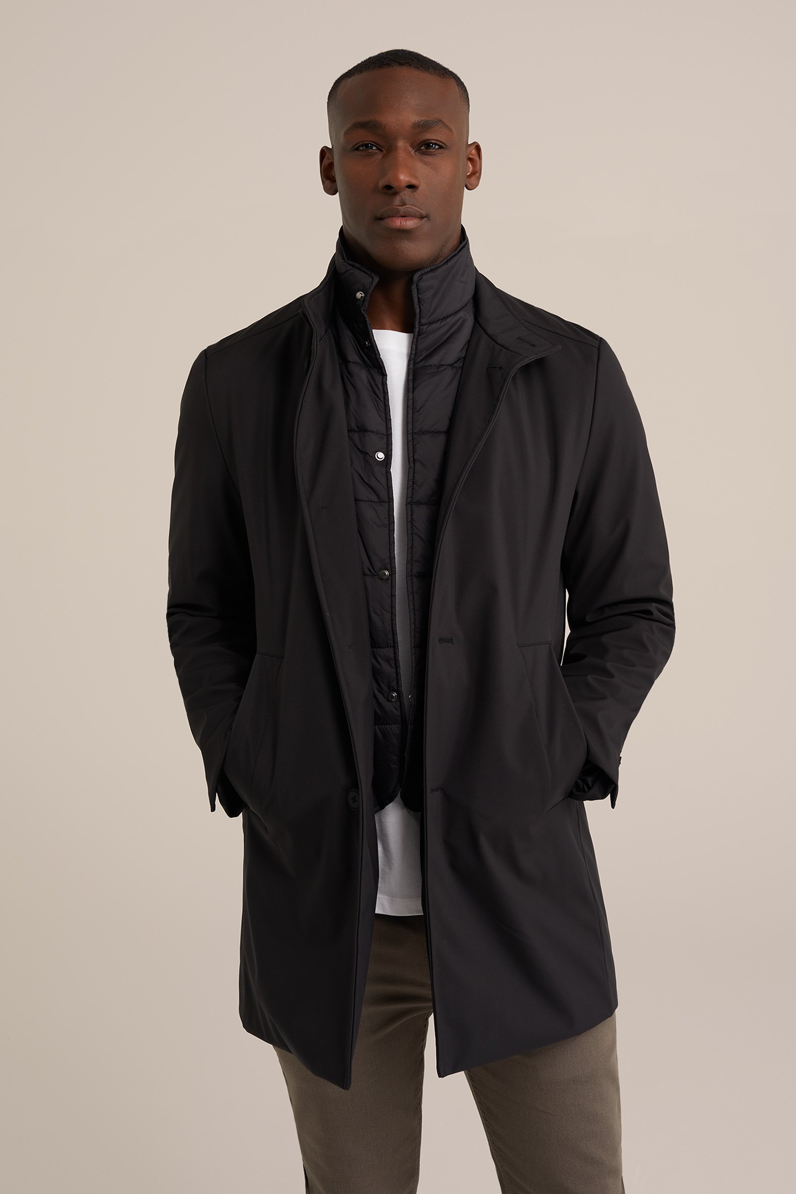 overjas met uitneembare inzet WE Fashion Zwart