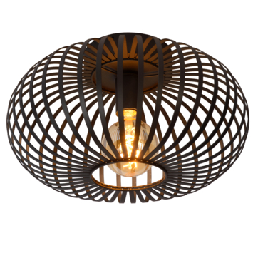 Lucide plafonnière Manuela 60W zwart