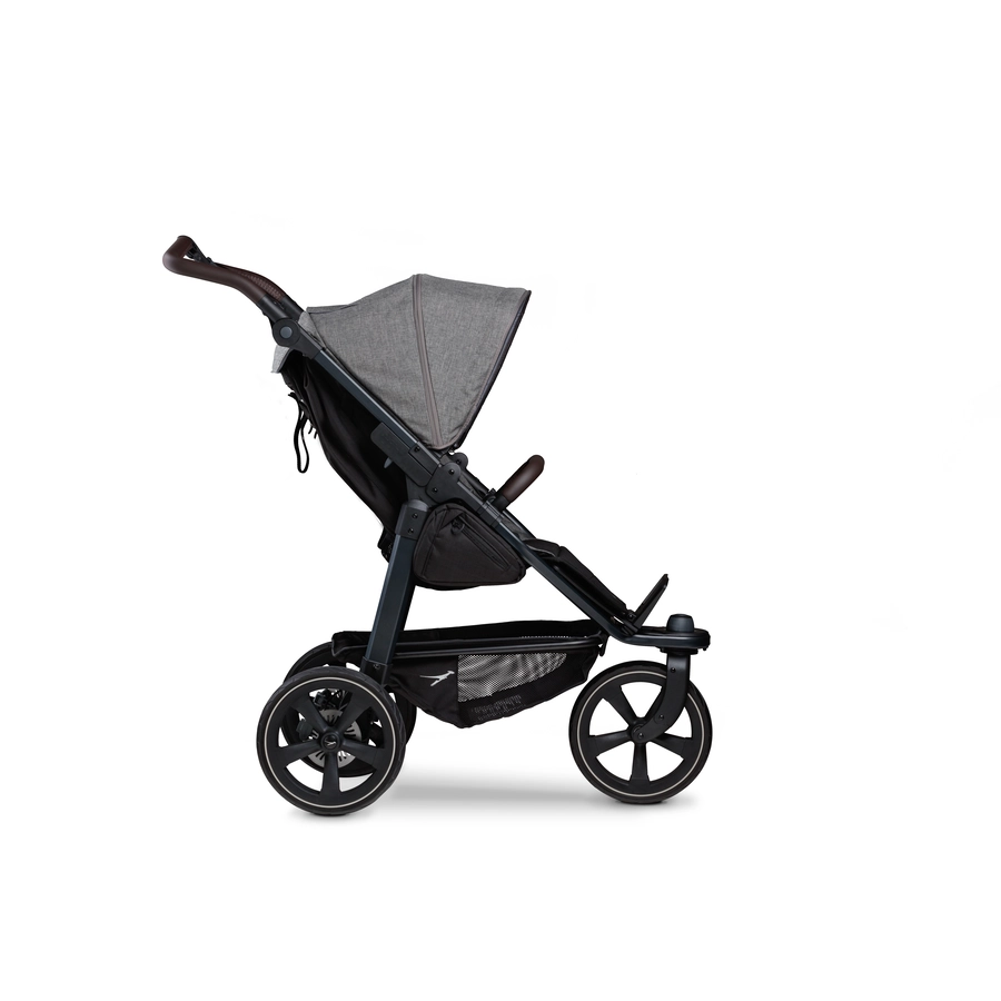 tfk Sportkinderwagen Mono 2 mit Luftkammerrad Set premium grau