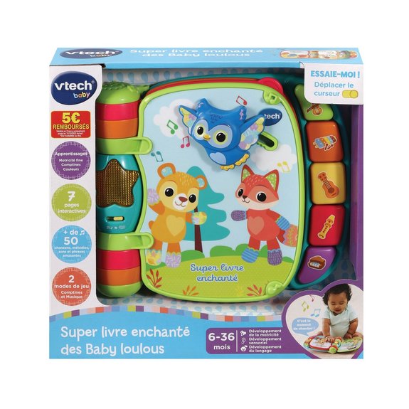 Super Livre Enchanté Baby Loulous bleu