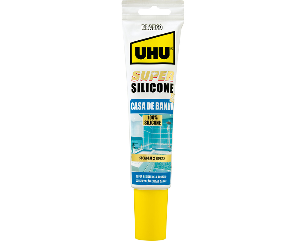 SUPER SILICONE UHU CASA BANHO BRANCO 150ML