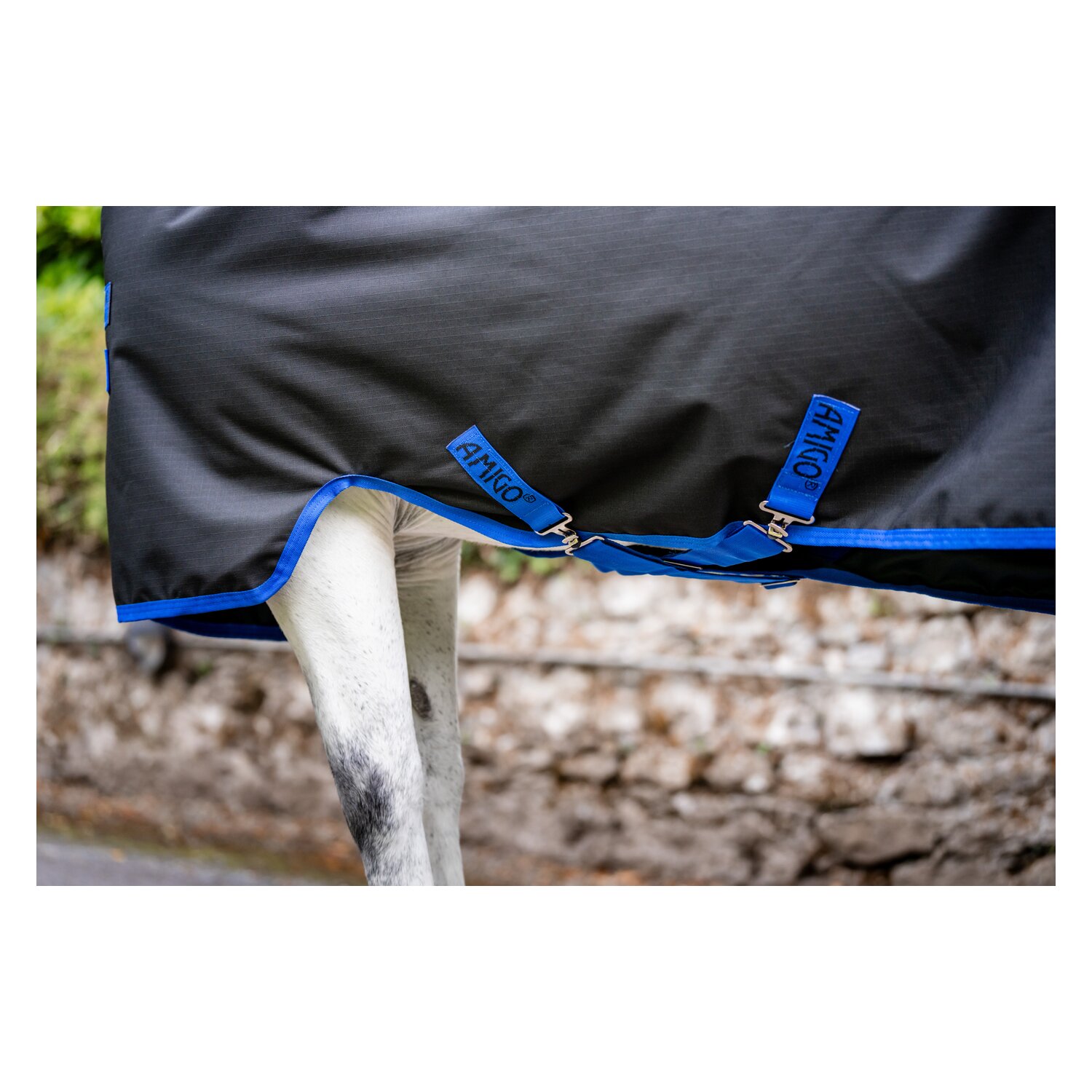 HORSEWARE Weidedecke AMIGO Ripstop 900 Denier, 50g - black/classic blue