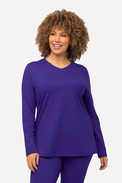 Ski-Funktionsshirt, schnelltrocknend, Loop, Langarm