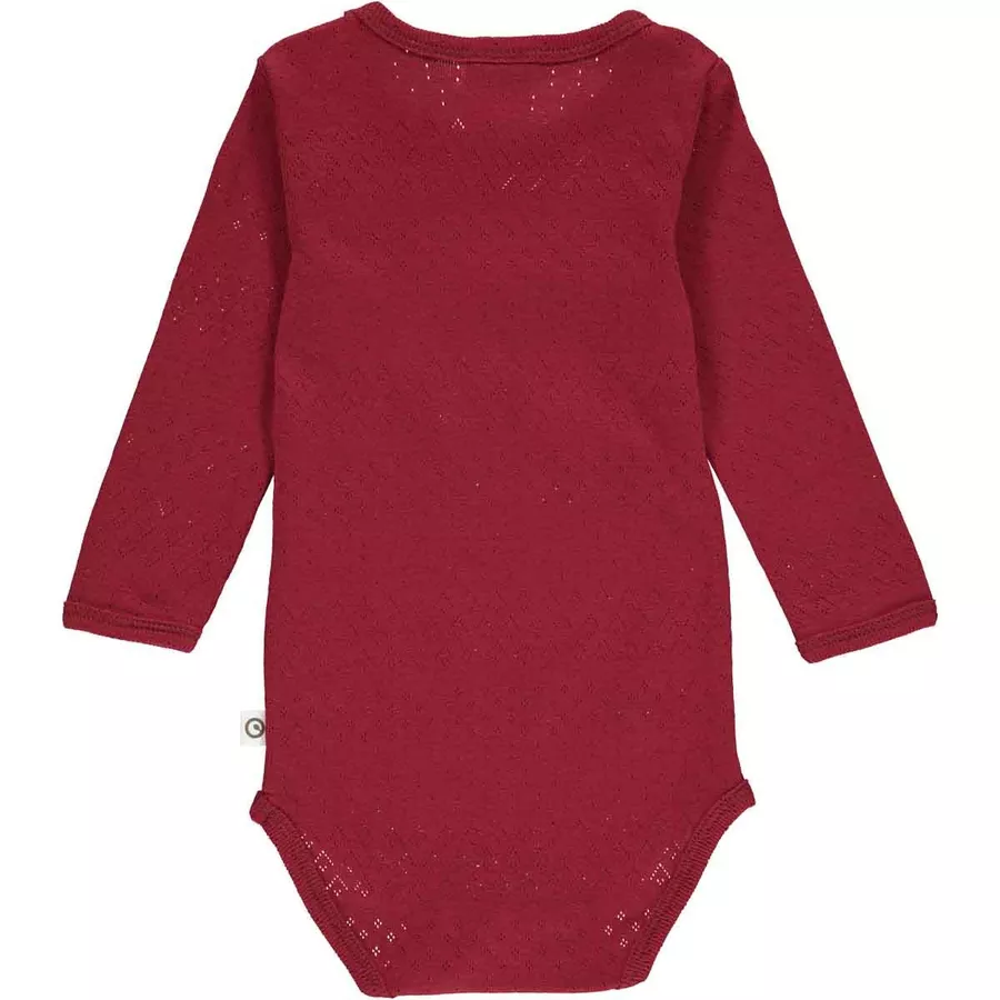 Müsli Langarmbody Berryred