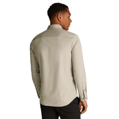 Chemise à manches longues homme Poplin Stretch Slim CALVIN KLEIN