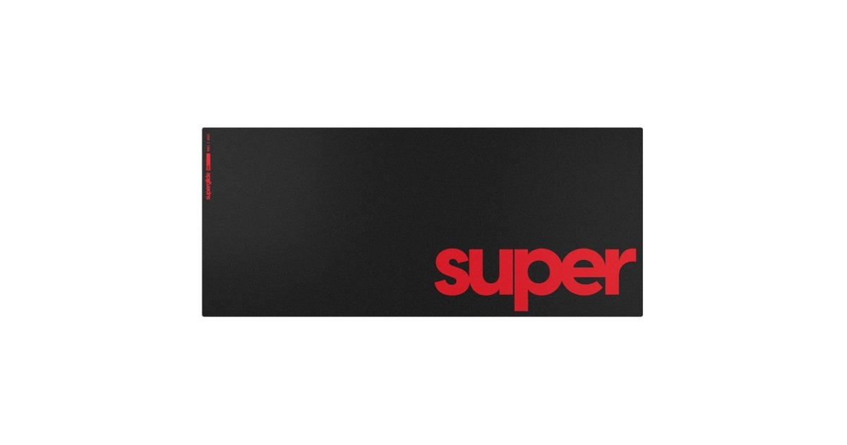 PulsarSuperglide Glass Mousepad - Supersize - XXL  (Zwart)