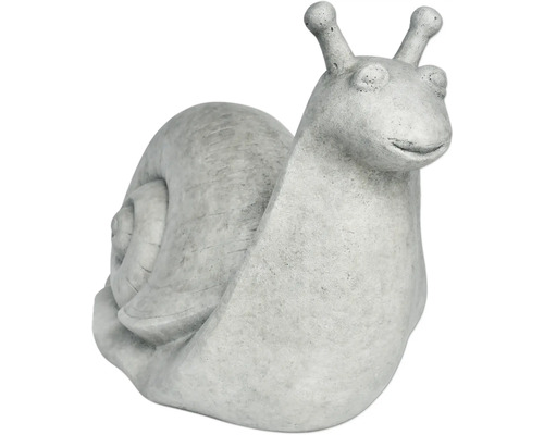 Tuinfiguur slak Lafiora 69 x 28 x 43 cm lichtgrijs