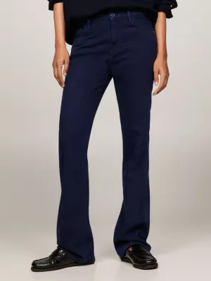 Calça jeans bootcut de cintura média