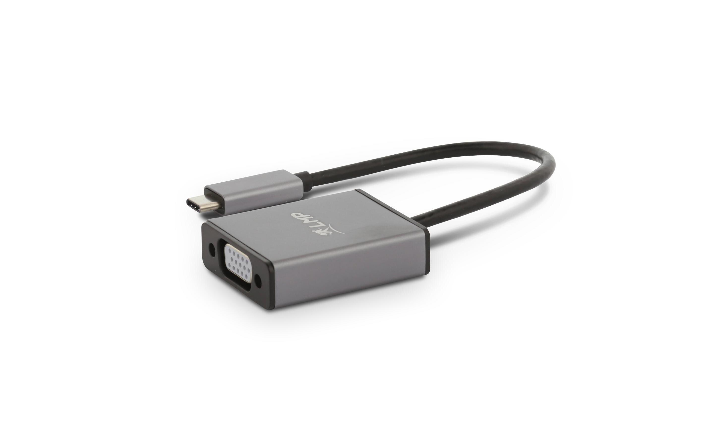 Konverter USB-C – VGA SpacegrauUSB-C zu VGA Adapter