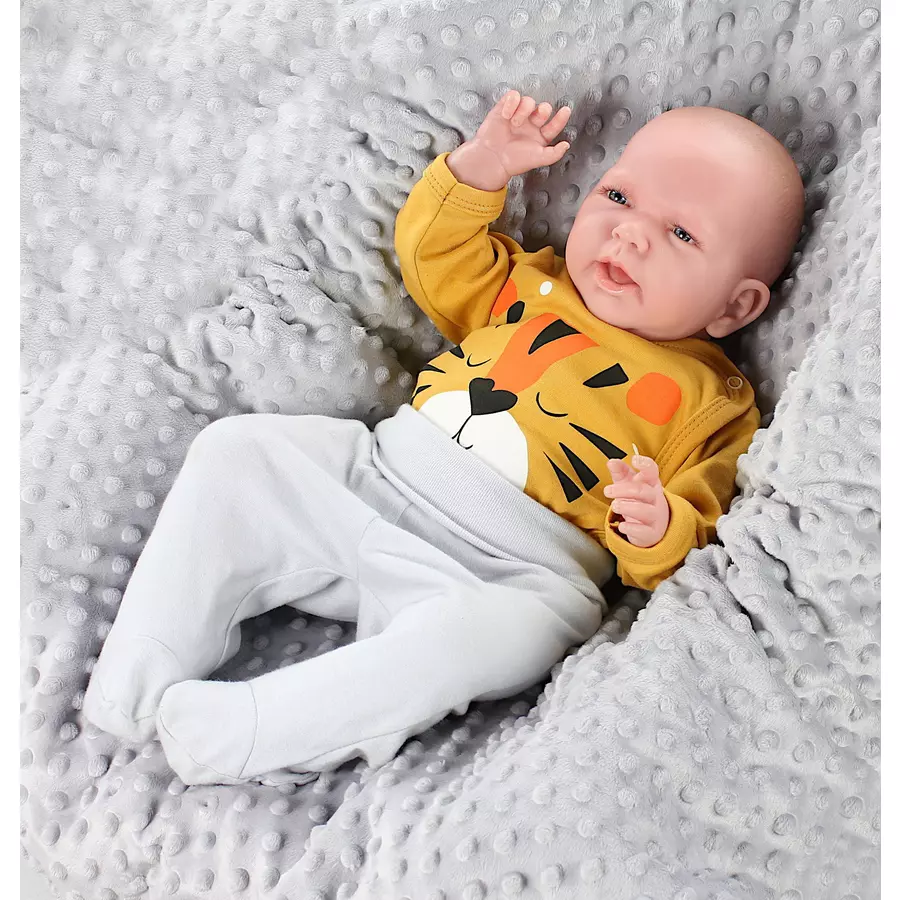 TupTam Baby Langarm Wickelbody im 5er Set blau