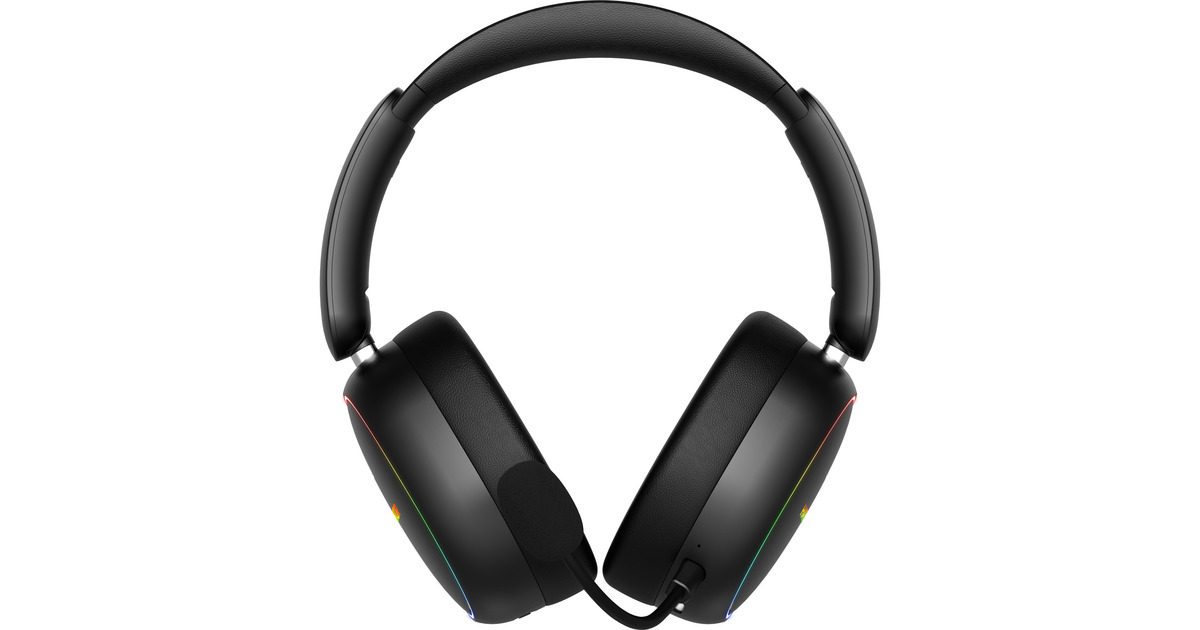 HatorPhoenix 2 Wireless over-ear gaming headset  (Zwart, RGB, 2.4GHz / Bluetooth 5.4 / USB-C)