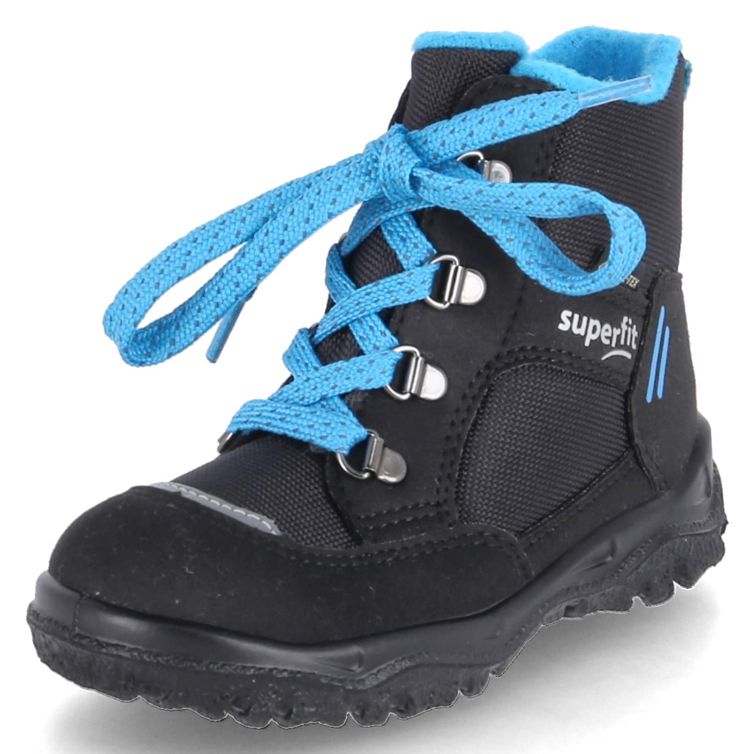 Superfit Winterstiefeletten  HUSKY1 - schwarz/hellblau
