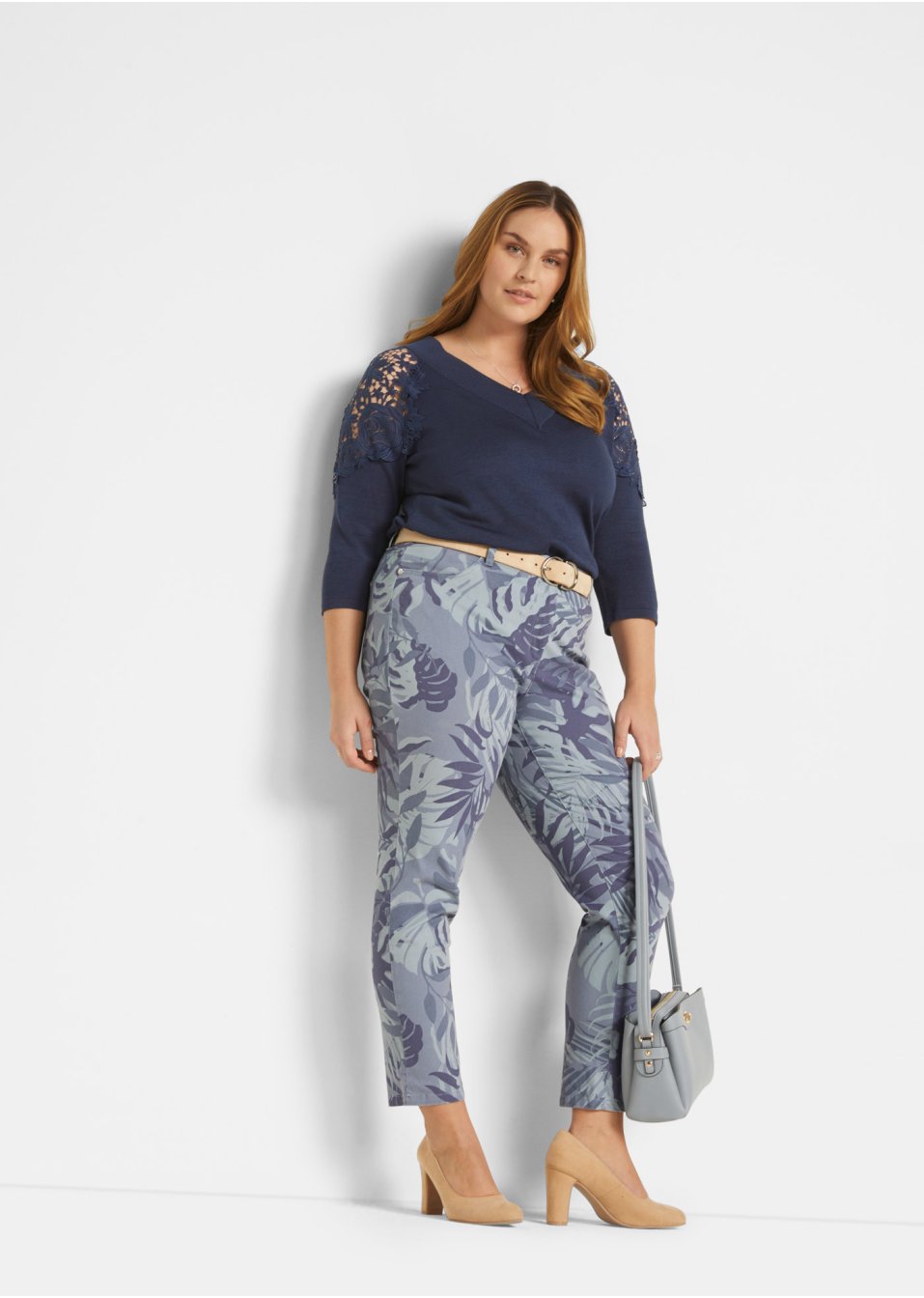 Pantalon extensible longueur cheville