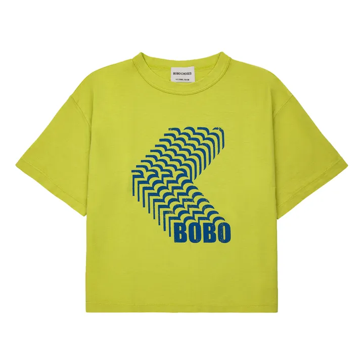 Bobo Choses T-Shirt Matière Recyclée Shadow | Vert anis
