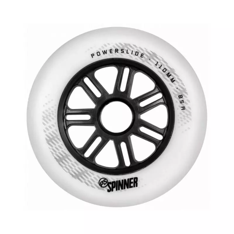 Roue roller en ligne POWERSLIDE Spinner 110mm/88a, matte white, Pcs.