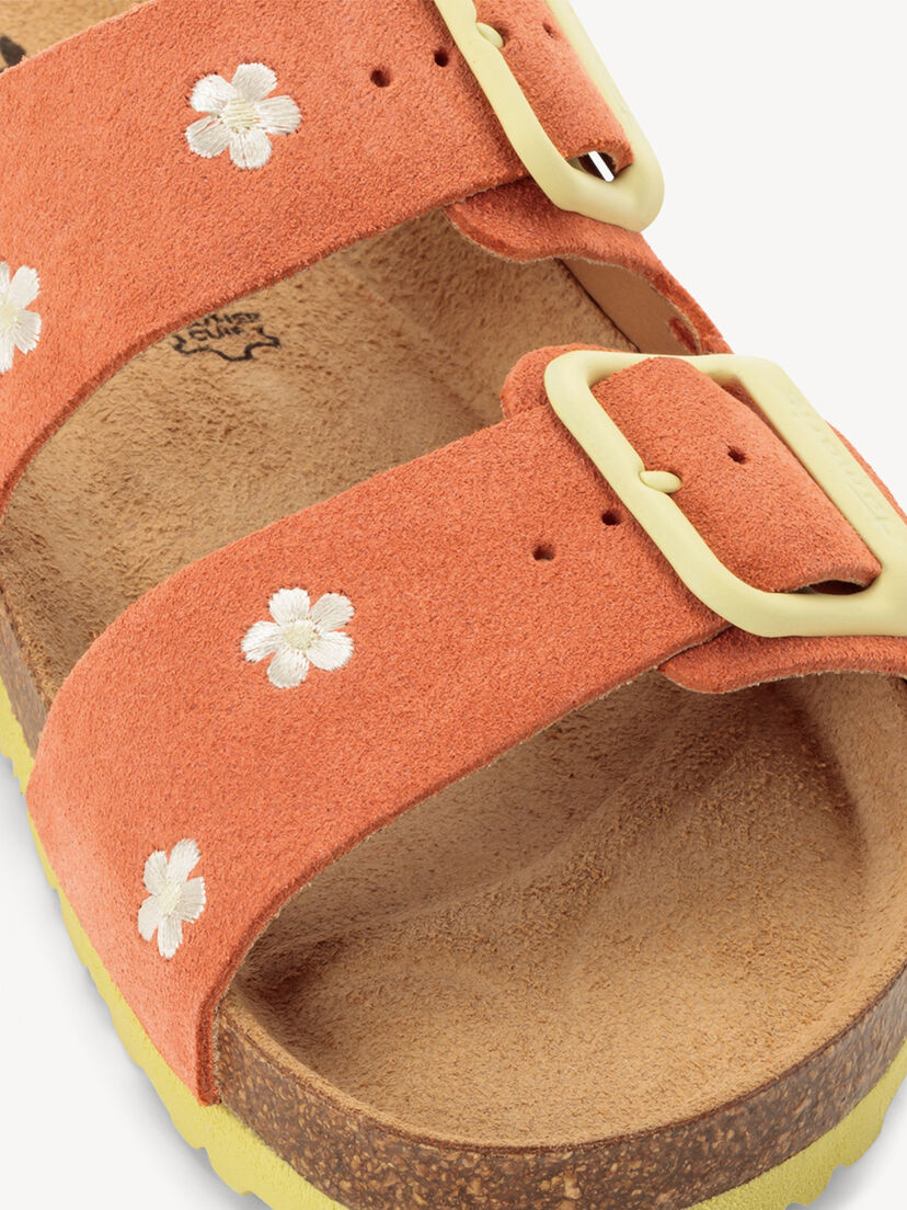 Leren Slipper - rood