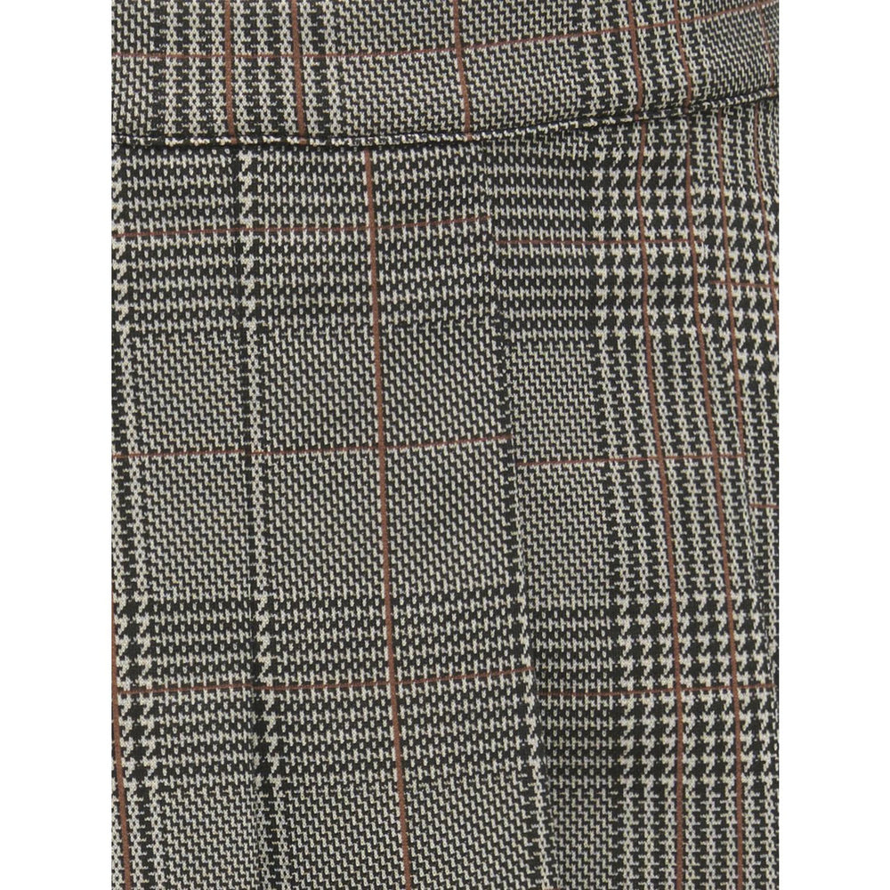 Køb kids ONLY Seal Brown Libra Checks Kogfine Pleat Nederdel Jrs