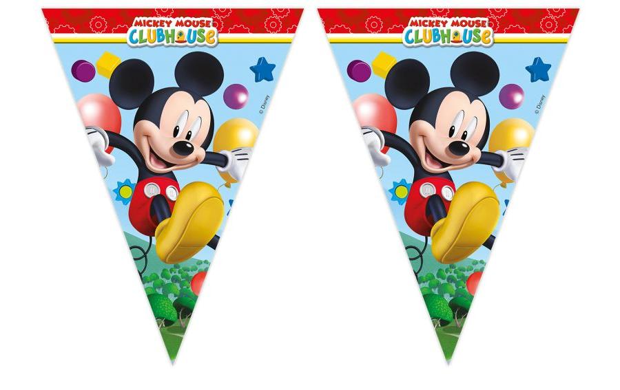 Girlande Disney Mickey 3 m, FolieKindergeburtstags Partykette