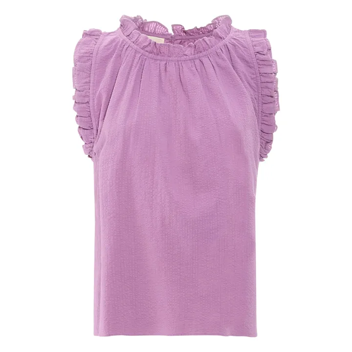 BELLEPIECE Top Inez Rayures Dobby | Parme