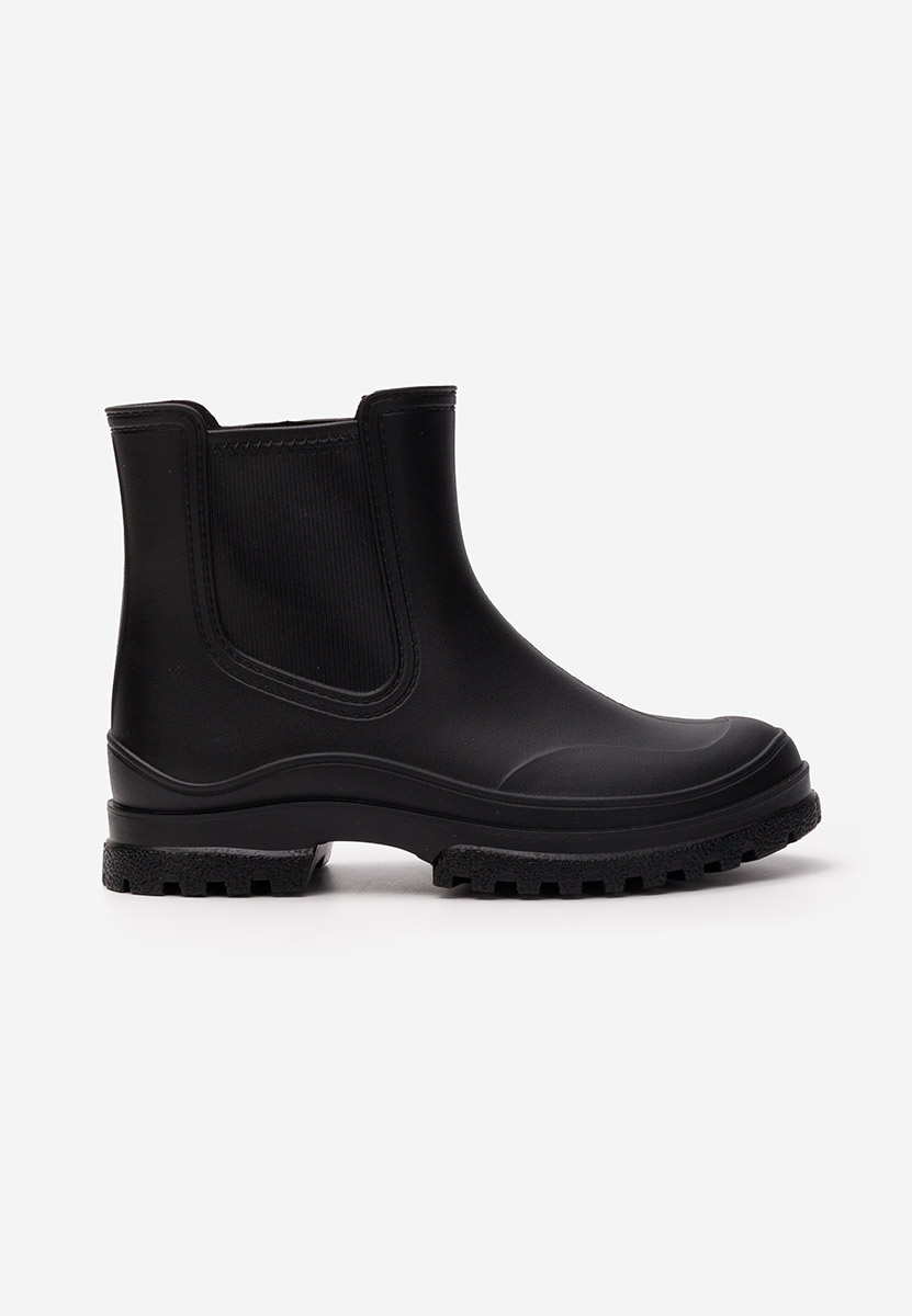 Bottes en caoutchouc noires Zariella