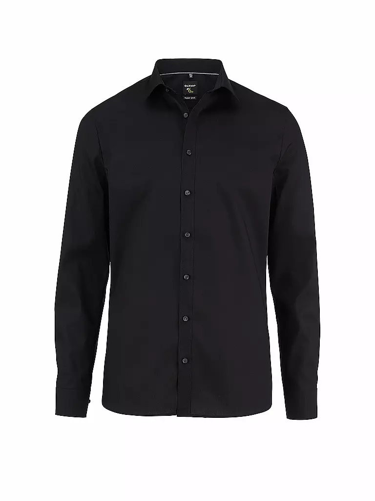 OLYMP NO.6 Business Hemd Super Slim schwarz