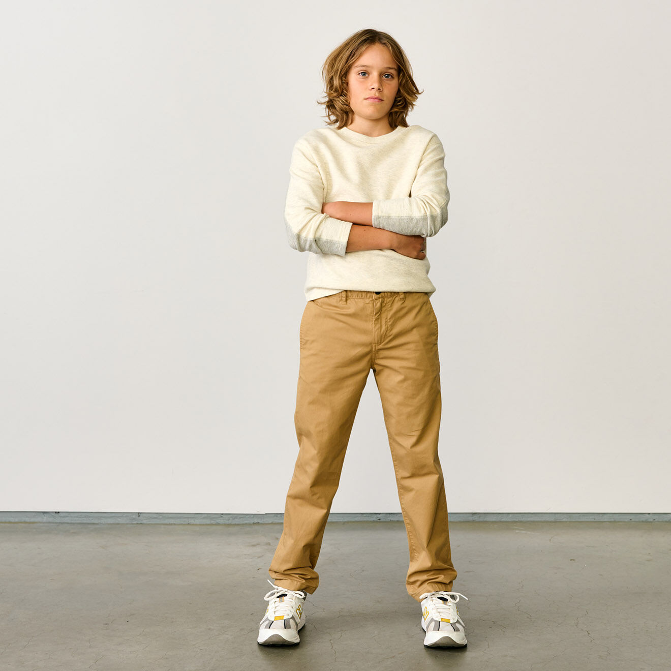 Bellerose Pantalon en Toile de coton Warren camel