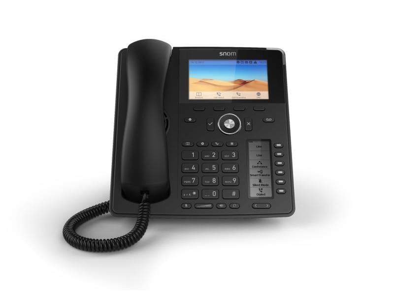 snom Tischtelefon D785N Schwarz Die nächste Generation VoIP