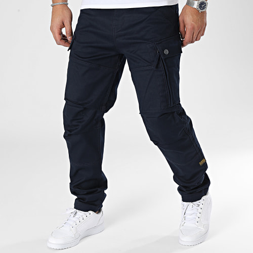 Pantalon Cargo Zip Tapered D24720-C072 Bleu Marine