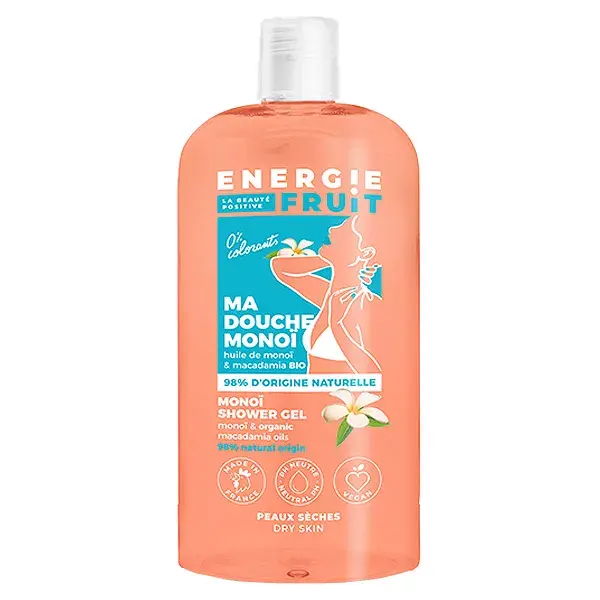 Energie Fruit Ma Douche Soin Peaux Sèches Gel Monoï & Huile de Macadamia 500ml