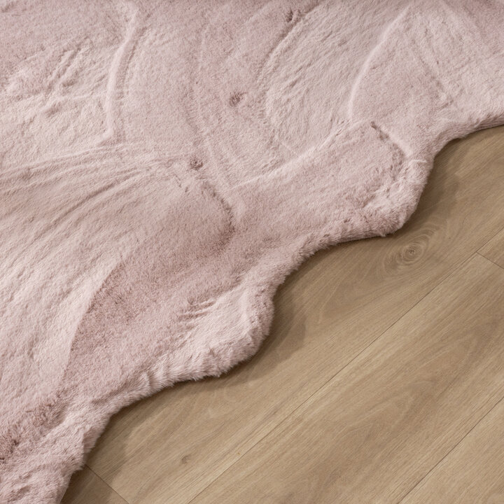 Hoogpolig vloerkleed - Comfy Supreme Wavy Roze