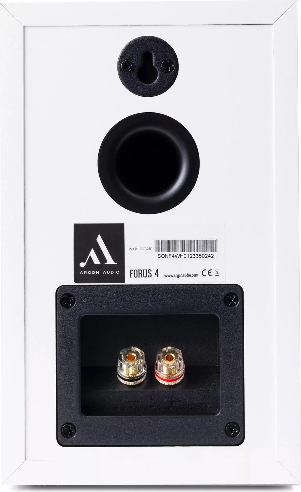 Argon Audio Forus 4 Blanc (la paire) Enceintes bibliothèque