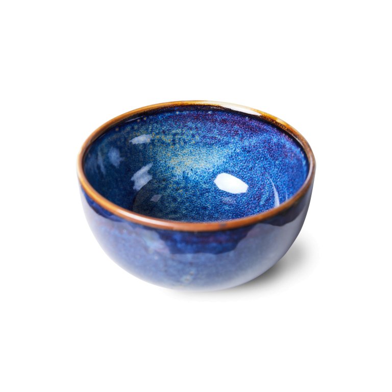HKliving Chef Ceramic kom Ø10.7 rustic blue
