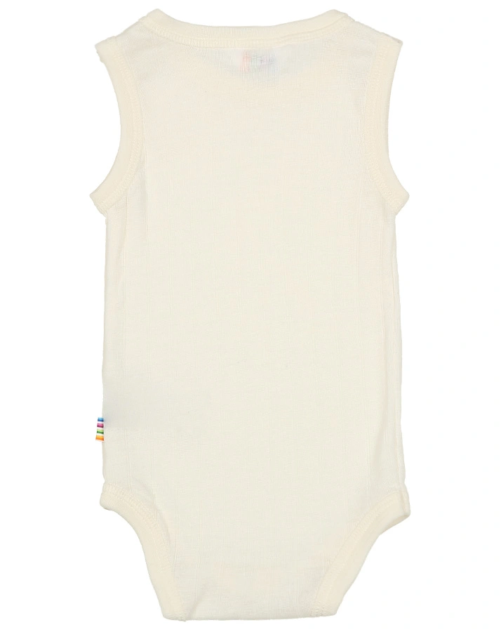 Woll-Body SOFT mit Seide in off white